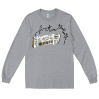 Heather Grey Foster The People Torches Long Sleeve Tee - linhVisuals