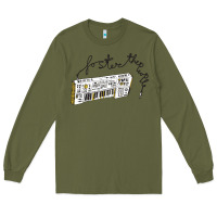 Army Green Foster The People Torches Long Sleeve Tee - linhVisuals