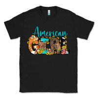 Black American Girl, western Cowhide Classic Tee - CowCowDesign