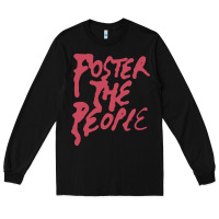 Black Foster The People Long Sleeve Tee - linhVisuals