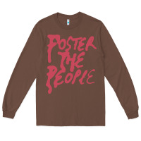 Chestnut Foster The People Long Sleeve Tee - linhVisuals
