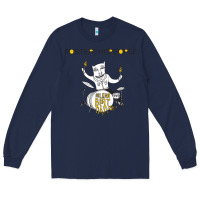Navy Foster The People Helena Beat Long Sleeve Tee - linhVisuals