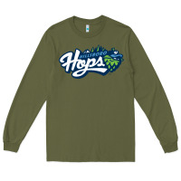 Army Green hillsboro hops Long Sleeve Tee - linhVisuals