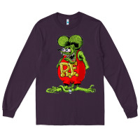 Plum rat fink  fk27 Long Sleeve Tee - linhVisuals