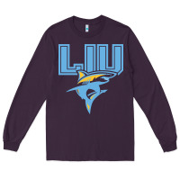Plum long island university sharks Long Sleeve Tee - linhVisuals