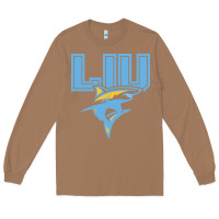 Toasted Coconut long island university sharks Long Sleeve Tee - linhVisuals