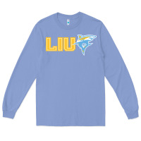 Colony Blue long island university sharks Long Sleeve Tee - linhVisuals