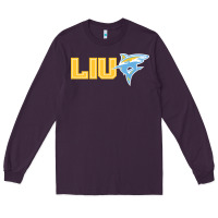 Plum long island university sharks Long Sleeve Tee - linhVisuals