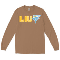 Toasted Coconut long island university sharks Long Sleeve Tee - linhVisuals