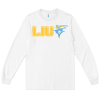 White long island university sharks Long Sleeve Tee - linhVisuals