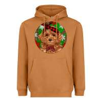 Meerkat Christmas Toy Poodle Heavyweight Hoodie - RanaPortraitStore