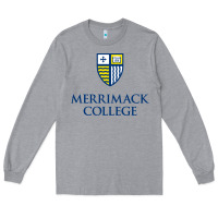 Heather Grey merrimack warriors Long Sleeve Tee - linhVisuals