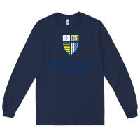 Navy merrimack warriors Long Sleeve Tee - linhVisuals