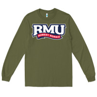 Army Green robert morris colonials Long Sleeve Tee - linhVisuals