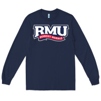 Navy robert morris colonials Long Sleeve Tee - linhVisuals