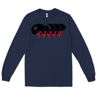Navy roller derby helmets Long Sleeve Tee - linhVisuals