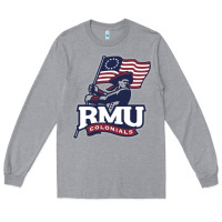 Heather Grey robert morris colonials Long Sleeve Tee - linhVisuals