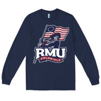 Navy robert morris colonials Long Sleeve Tee - linhVisuals