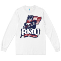 White robert morris colonials Long Sleeve Tee - linhVisuals