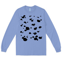 Colony Blue dalmatian dog pattern funny diy costume t shirt Long Sleeve Tee - linhVisuals