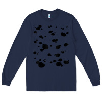 Navy dalmatian dog pattern funny diy costume t shirt Long Sleeve Tee - linhVisuals