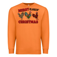 Carrot Merry Cluckin' Christmas Premium Sweatshirt - RanaPortraitStore