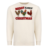Sandshell Merry Cluckin' Christmas Premium Sweatshirt - RanaPortraitStore