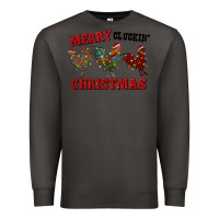 Smoke Merry Cluckin' Christmas Premium Sweatshirt - RanaPortraitStore