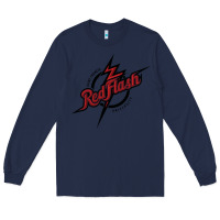 Navy st. francis (pa) red flash Long Sleeve Tee - linhVisuals