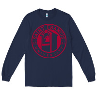 Navy st. francis (pa) red flash Long Sleeve Tee - linhVisuals