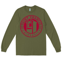 Army Green st. francis (pa) red flash Long Sleeve Tee - linhVisuals