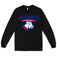 Black st. francis brooklyn terriers Long Sleeve Tee - linhVisuals