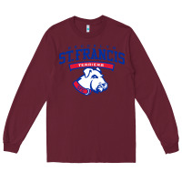 Burgundy st. francis brooklyn terriers Long Sleeve Tee - linhVisuals