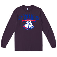 Plum st. francis brooklyn terriers Long Sleeve Tee - linhVisuals