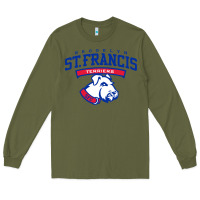 Army Green st. francis brooklyn terriers Long Sleeve Tee - linhVisuals