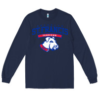 Navy st. francis brooklyn terriers Long Sleeve Tee - linhVisuals