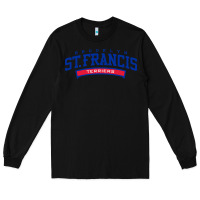 Black st. francis brooklyn terriers Long Sleeve Tee - linhVisuals