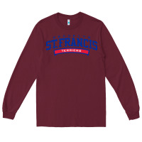 Burgundy st. francis brooklyn terriers Long Sleeve Tee - linhVisuals