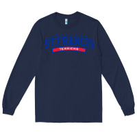 Navy st. francis brooklyn terriers Long Sleeve Tee - linhVisuals
