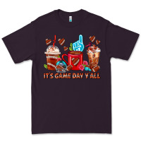 Plum American Football Coffee Cup Premium Tee - FaDigitalArtStudio
