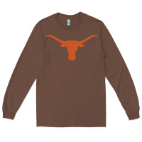 Chestnut Texas Longhorns Vintage Hoodie Long Sleeve Tee - linhVisuals