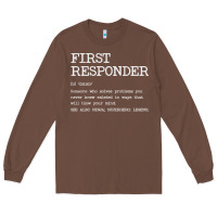 Chestnut first responder  definition design Long Sleeve Tee - linhVisuals