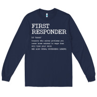 Navy first responder  definition design Long Sleeve Tee - linhVisuals