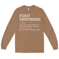 Toasted Coconut first responder  definition design Long Sleeve Tee - linhVisuals