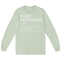 Matcha first responder  definition design Long Sleeve Tee - linhVisuals