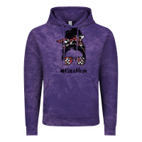 Cloud Purple race mom Vintage Hoodie - SublimationCraftShop