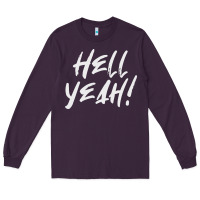 Plum hell yeah! Long Sleeve Tee - linhVisuals