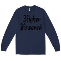 Navy higher powered   alcoholics anonymous slogans Long Sleeve Tee - linhVisuals