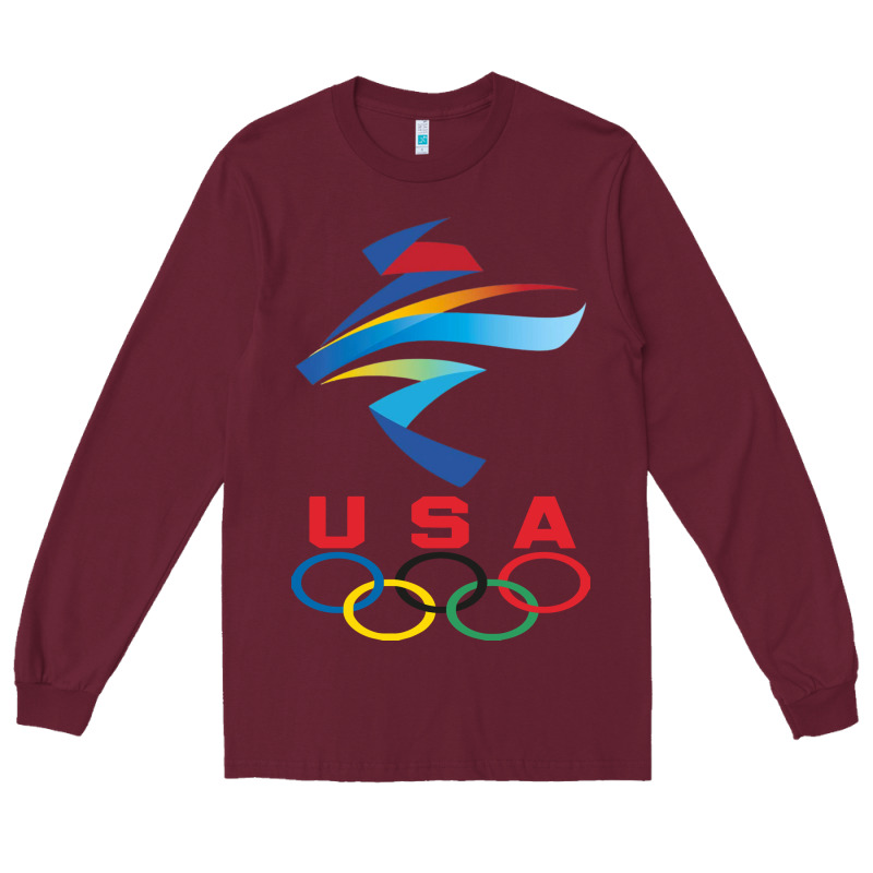 Usa Olympic Rings Long Sleeve Tee by linhVisuals | Teevron