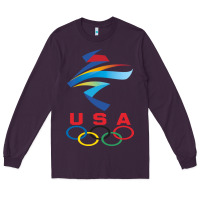 Plum USA OLYMPIC RINGS Long Sleeve Tee - linhVisuals